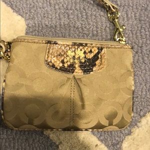 Coach wristlet